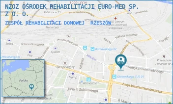 ZESPÓŁ REHABILITACI DOMOWEJ - NZOZ OŚRODEK REHABILITACJI EURO-MED SP. Z O. O. - UL. HENRYKA SIEMIRADZKIEGO 6/2,  RZESZÓW