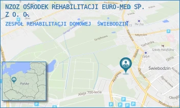 ZESPÓŁ REHABILITACJI DOMOWEJ - NZOZ OŚRODEK REHABILITACJI EURO-MED SP. Z O. O. - UL. WAŁOWA 14C,  ŚWIEBODZIN