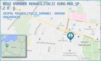 ZESPÓŁ REHABILITACJI DOMOWEJ - NZOZ OŚRODEK REHABILITACJI EURO-MED SP. Z O. O. - UL. SREBRNA GÓRA 1 F,  KROSNO ODRZAŃSKIE