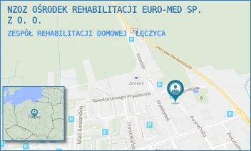 ZESPÓŁ REHABILITACJI DOMOWEJ - EURO-MED SPÓŁKA Z OGRANICZONĄ ODPOWIEDZIALNOŚCIĄ - UL. POZNAŃSKA 24,  ŁĘCZYCA