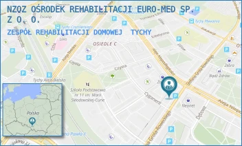 ZESPÓŁ REHABILITACJI DOMOWEJ - NZOZ OŚRODEK REHABILITACJI EURO-MED SP. Z O. O. - UL. STEFANA GROTA-ROWECKIEGO 42,  TYCHY