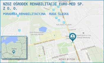 PORADNIA REHABILITACYJNA - NZOZ OŚRODEK REHABILITACJI EURO-MED SP. Z O. O. - UL. PIOTRA NIEDURNEGO 50D,  RUDA ŚLĄSKA