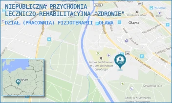 DZIAŁ (PRACOWNIA) FIZJOTERAPII - NIEPUBLICZNA PRZYCHODNIA LECZNICZO-REHABILITACYJNA "ZDROWIE" - UL. SIENKIEWICZA 8,  OŁAWA