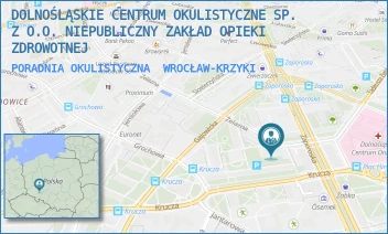 PORADNIA OKULISTYCZNA - DOLNOŚLĄSKIE CENTRUM OKULISTYCZNE SP. Z O.O. NIEPUBLICZNY ZAKŁAD OPIEKI ZDROWOTNEJ - UL. PL. HIRSZFELDA 1,  WROCŁAW-KRZYKI