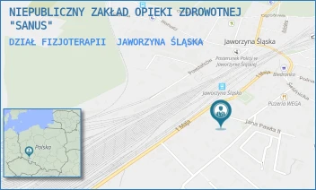 DZIAŁ FIZJOTERAPII - NIEPUBLICZNY ZAKŁAD OPIEKI ZDROWOTNEJ "SANUS" - JANA PAWŁA II 3,  JAWORZYNA ŚLĄSKA