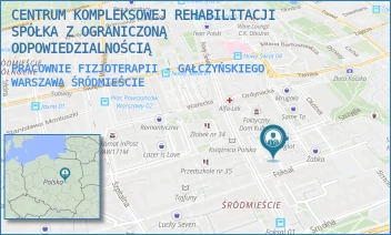 PRACOWNIE FIZJOTERAPII - GAŁCZYŃSKIEGO - CENTRUM KOMPLEKSOWEJ REHABILITACJI SPÓŁKA Z OGRANICZONĄ ODPOWIEDZIALNOŚCIĄ - KONSTANTEGO ILDEFONSA GAŁCZYŃSKIEGO 4,  WARSZAWA ŚRÓDMIEŚCIE