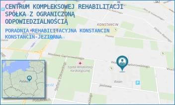 PORADNIA REHABILITACYJNA KONSTANCIN - CENTRUM KOMPLEKSOWEJ REHABILITACJI SPÓŁKA Z OGRANICZONĄ ODPOWIEDZIALNOŚCIĄ - GĄSIOROWSKIEGO 12/14,  KONSTANCIN-JEZIORNA