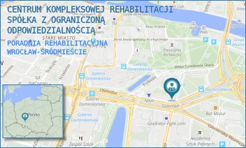 PORADNIA REHABILITACYJNA - CENTRUM KOMPLEKSOWEJ REHABILITACJI SPÓŁKA Z OGRANICZONĄ ODPOWIEDZIALNOŚCIĄ - UL. KRASIŃSKIEGO 29/31,  WROCŁAW-ŚRÓDMIEŚCIE