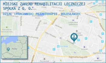DZIAŁ (PRACOWNIA) FIZJOTERAPII - MIEJSKI ZAKŁAD REHABILITACJI LECZNICZEJ SPÓŁKA Z O. O. - UL. PARKOWA 11,  BOLESŁAWIEC