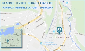 PORADNIA REHABILITACYJNA - RENOMED USŁUGI REHABILITACYJNE - UL. ARMII KRAJOWEJ 41,  WAŁBRZYCH