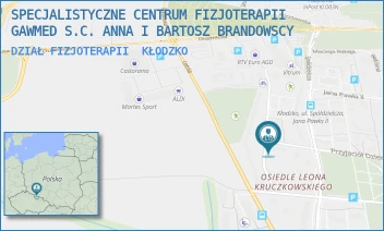 DZIAŁ FIZJOTERAPII - SPECJALISTYCZNE CENTRUM FIZJOTERAPII GAWMED S.C. ANNA I BARTOSZ BRANDOWSCY - UL. PRZYJACIÓŁ DZIECI 5,  KŁODZKO