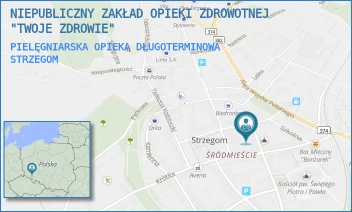 PIELĘGNIARSKA OPIEKA DŁUGOTERMINOWA - NIEPUBLICZNY ZAKŁAD OPIEKI ZDROWOTNEJ "TWOJE ZDROWIE" - UL. KOŚCIELNA 4,  STRZEGOM