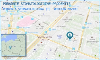 PORADNIA STOMATOLOGICZNA [T] - PORADNIE STOMATOLOGICZNE PRODENTIS - UL. TRWAŁA 7,  WROCŁAW-KRZYKI