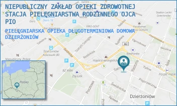 PIELĘGNIARSKA OPIEKA DŁUGOTERMINIOWA DOMOWA - NIEPUBLICZNY ZAKŁAD OPIEKI ZDROWOTNEJ STACJA PIELĘGNIARSTWA RODZINNEGO OJCA PIO - UL. GARNCARSKA 16,  DZIERŻONIÓW