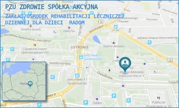 ZAKŁAD/OSRODEK REHABILITACJI LECZNICZEJ DZIENNEJ DLA DZIECI - PZU ZDROWIE SPÓŁKA AKCYJNA - OSIEDLOWA 9,  RADOM