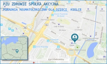 PORADNIA REUMATOLOGICZNA DLA DZIECI - PZU ZDROWIE SPÓŁKA AKCYJNA - IGNACEGO PADEREWSKIEGO 4B,  KIELCE