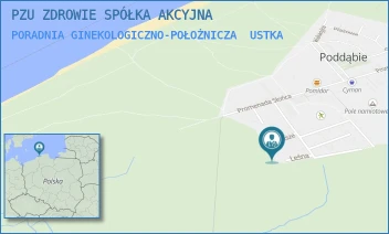 PORADNIA GINEKOLOGICZNO-POŁOŻNICZA - PZU ZDROWIE SPÓŁKA AKCYJNA - UL. LEŚNA 10,  USTKA