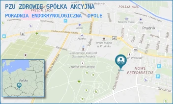 PORADNIA ENDOKRYNOLOGICZNA - PZU ZDROWIE SPÓŁKA AKCYJNA - UL. MICKIEWICZA 1,  OPOLE