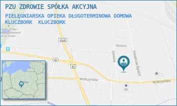 PIELĘGNIARSKA OPIEKA DŁUGOTERMINOWA DOMOWA KLUCZBORK - PZU ZDROWIE SPÓŁKA AKCYJNA - UL. WOŁCZYŃSKA 25,  KLUCZBORK