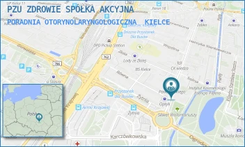 PORADNIA OTORYNOLARYNGOLOGICZNA - PZU ZDROWIE SPÓŁKA AKCYJNA - IGNACEGO PADEREWSKIEGO 4B,  KIELCE