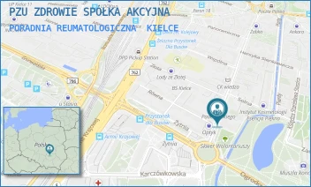 PORADNIA REUMATOLOGICZNA - PZU ZDROWIE SPÓŁKA AKCYJNA - IGNACEGO PADEREWSKIEGO 4B,  KIELCE