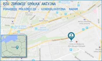 PORADNIA POŁOŻNICZO - GINEKOLOGICZNA - PZU ZDROWIE SPÓŁKA AKCYJNA - GRANICZNA 24,  RADOM