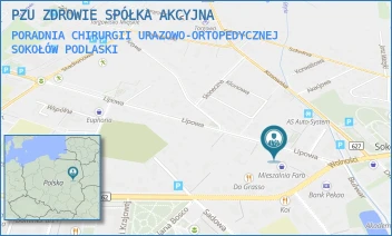 PORADNIA CHIRURGII URAZOWO-ORTOPEDYCZNEJ - PZU ZDROWIE SPÓŁKA AKCYJNA - LIPOWA 5,  SOKOŁÓW PODLASKI