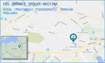 DZIAŁ (PRACOWNIA) FIZJOTERAPII - PZU ZDROWIE SPÓŁKA AKCYJNA - LIPOWA 5,  SOKOŁÓW PODLASKI
