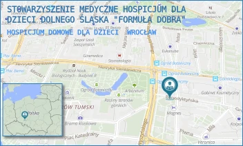 HOSPICJUM DOMOWE DLA DZIECI - STOWARZYSZENIE MEDYCZNE HOSPICJUM DLA DZIECI DOLNEGO ŚLĄSKA "FORMUŁA DOBRA" - UL. BENEDYKTYŃSKA 12,  WROCŁAW
