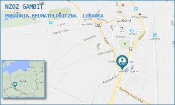 PORADNIA REUMATOLOGICZNA - NZOZ GAMBIT - AL. WOJSKA POLSKIEGO 16,  LUBAWKA