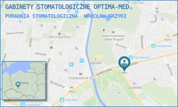 PORADNIA STOMATOLOGICZNA - GABINETY STOMATOLOGICZNE OPTIMA-MED - UL. PRZYJAŹNI 66/9,  WROCŁAW-KRZYKI