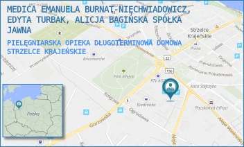 PIELĘGNIARSKA OPIEKA DŁUGOTERMINOWA DOMOWA - MEDICA EMANUELA BURNAT-NIECHWIADOWICZ, EDYTA TURBAK, ALICJA BAGIŃSKA SPÓŁKA JAWNA - AL. PIASTÓW 17,  STRZELCE KRAJEŃSKIE