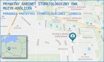 PORADNIA PROTETYKI STOMATOLOGICZNEJ - PRYWATNY GABINET STOMATOLOGICZNY EWA MUZYK-KRÓLICKA - BIEGUNOWA 2,  LEGNICA