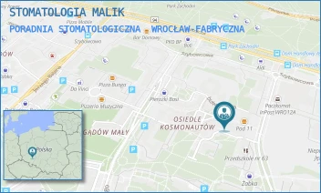 PORADNIA STOMATOLOGICZNA - STOMATOLOGIA MALIK - UL. BULWAR IKARA 10D,  WROCŁAW-FABRYCZNA
