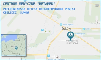 PIELĘGNIARSKA OPIEKA DŁUGOTERMINOWA POWIAT KIELECKI - BETAMED S.A. - 279A,  SUKÓW