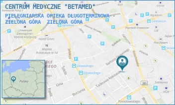 PIELĘGNIARSKA OPIEKA DŁUGOTERMINOWA - ZIELONA GÓRA - CENTRUM MEDYCZNE "BETAMED" - UL. BARTOSZA GŁOWACKIEGO 8A,  ZIELONA GÓRA