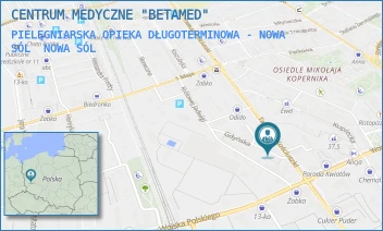PIELĘGNIARSKA OPIEKA DŁUGOTERMINOWA - NOWA SÓL - CENTRUM MEDYCZNE "BETAMED" - UL. KOŚCIUSZKI 1D,  NOWA SÓL