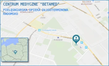PIELĘGNIARSKA OPIEKA DŁUGOTERMINOWA - BETAMED S.A. - UL. 11 LISTOPAD 11E/35,  RADOMSKO