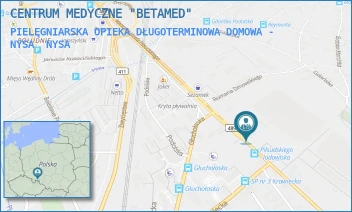 PIELĘGNIARSKA OPIEKA DŁUGOTERMINOWA DOMOWA - NYSA - CENTRUM MEDYCZNE "BETAMED" - UL. MARSZAŁKA JÓZEFA PIŁSUDSKIEGO 47,  NYSA