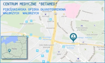 PIELĘGNIARSKA OPIEKA DŁUGOTERMINOWA WAŁBRZYCH - CENTRUM MEDYCZNE "BETAMED" - UL. BOLESŁAWA CHROBREGO 2,  WAŁBRZYCH