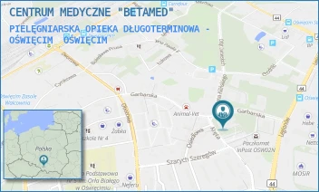 PIELĘGNIARSKA OPIEKA DŁUGOTERMINOWA - OŚWIĘCIM - CENTRUM MEDYCZNE "BETAMED" - UL. GARBARSKA 1,  OŚWIĘCIM