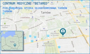 PIELĘGNIARSKA OPIEKA DŁUGOTERMINOWA TARNÓW - CENTRUM MEDYCZNE "BETAMED" - UL. SZEWSKA 12,  TARNÓW