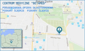 PIELĘGNIARSKA OPIEKA DŁUGOTERMINOWA - PIEKARY ŚLĄSKIE - CENTRUM MEDYCZNE "BETAMED" - UL. GEN. JERZEGO ZIĘTKA 30,  PIEKARY ŚLĄSKIE