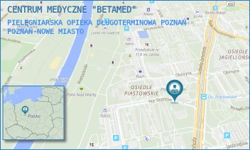 PIELĘGNIARSKA OPIEKA DŁUGOTERMINOWA POZNAŃ - CENTRUM MEDYCZNE "BETAMED" - PIASTOWSKIE 75,  POZNAŃ-NOWE MIASTO