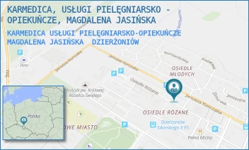 KARMEDICA USŁUGI PIELĘGNIARSKO-OPIEKUŃCZE MAGDALENA JASIŃSKA - KARMEDICA, USŁUGI PIELĘGNIARSKO - OPIEKUŃCZE, MAGDALENA JASIŃSKA - UL. OS. RÓŻANE 10C/8,  DZIERŻONIÓW