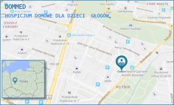 HOSPICJUM DOMOWE DLA DZIECI - DOMMED - UL. CYPRIANA KAMILA NORWIDA 2D,  GŁOGÓW