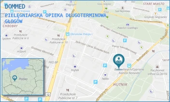 PIELĘGNIARSKA OPIEKA DŁUGOTERMINOWA - DOMMED - UL. C.K. NORWIDA 2D,  GŁOGÓW