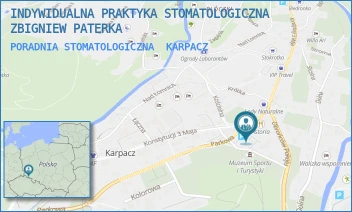 PORADNIA STOMATOLOGICZNA - INDYWIDUALNA PRAKTYKA STOMATOLOGICZNA ZBIGNIEW PATERKA - UL. KONSTYTUCJI 3 MAJA 71/105,  KARPACZ
