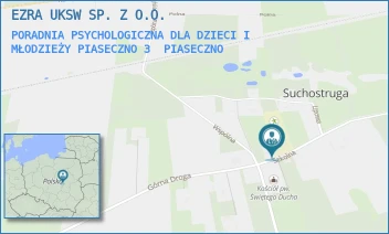 PORADNIA PSYCHOLOGICZNA DLA DZIECI I MŁODZIEŻY PIASECZNO 3 - EZRA UKSW SP. Z O.O. - SZKOLNA 20,  PIASECZNO
