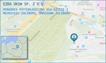 PORADNIA PSYCHOLOGICZNA DLA DZIECI I MŁODZIEŻY ŻOLIBORZ - EZRA UKSW SP. Z O.O. - SZAMOCKA 10C,  WARSZAWA ŻOLIBORZ